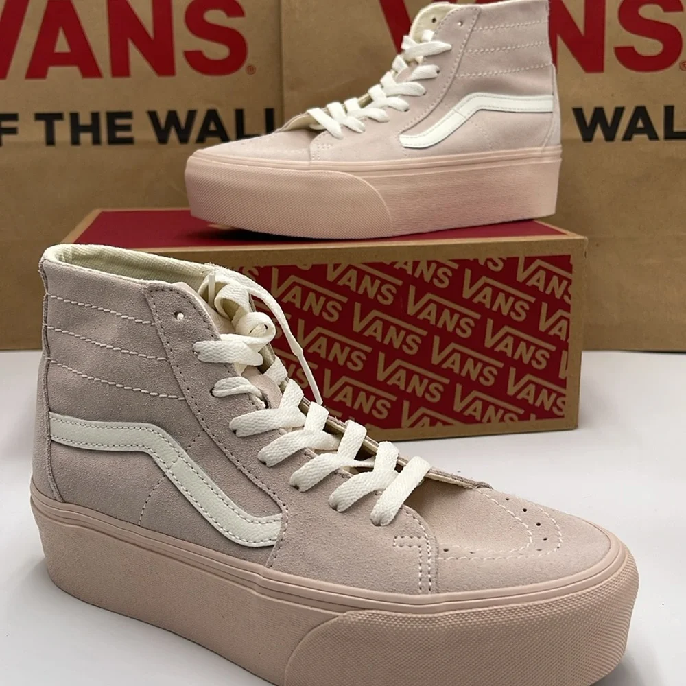 Vans WMNS Sk8-Hi Tapered Stacked Suede Shell VN0A5JMKBXO Platforms Sneakers